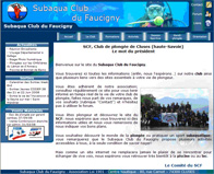 Site du Subaqua Club du Faucigny 