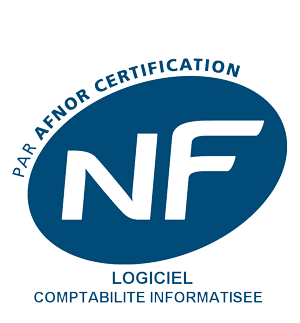 Logo de certification Afnor pour logiciels comptable informatisés